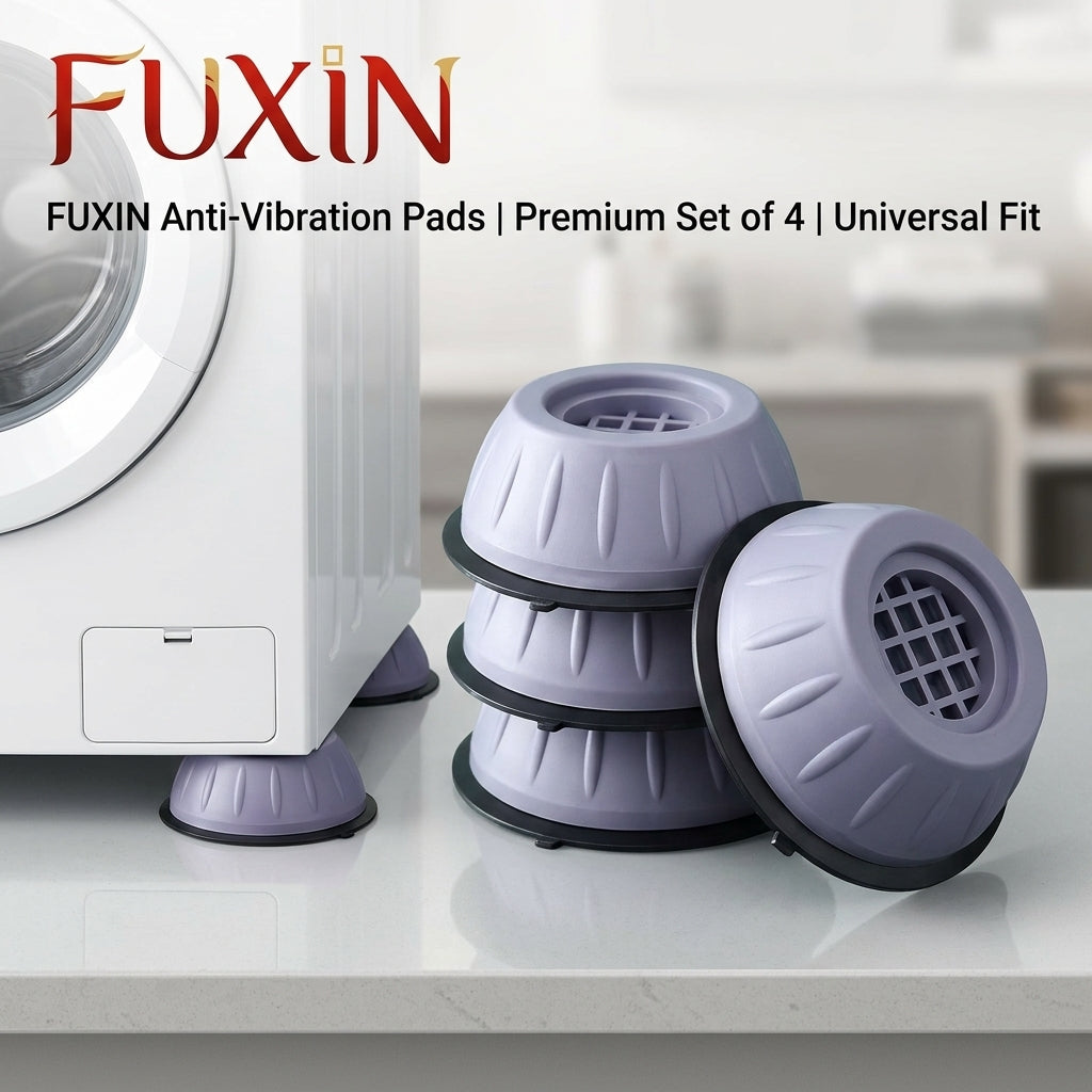 Fuxin - 4 PCs Washing Machine Feet Covers
