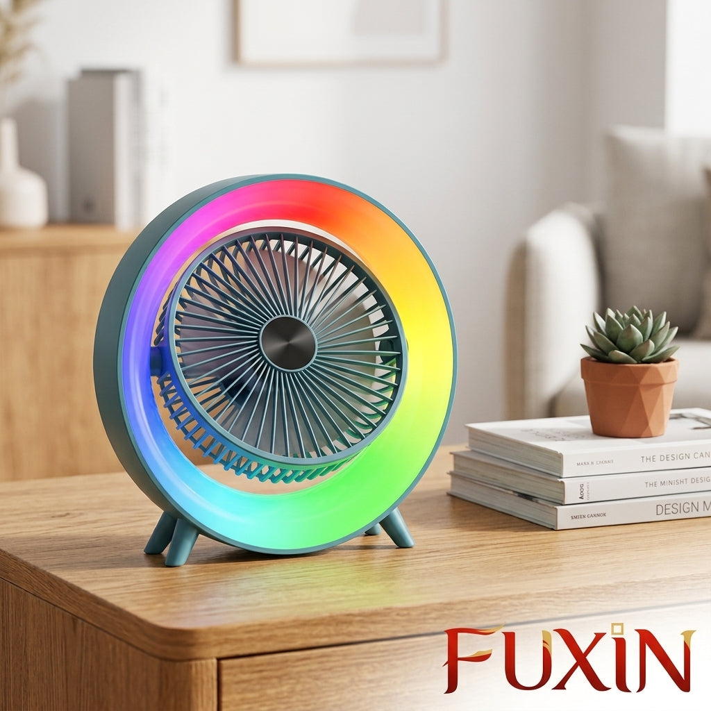 Fuxin - Round Shape Fan with RGB led