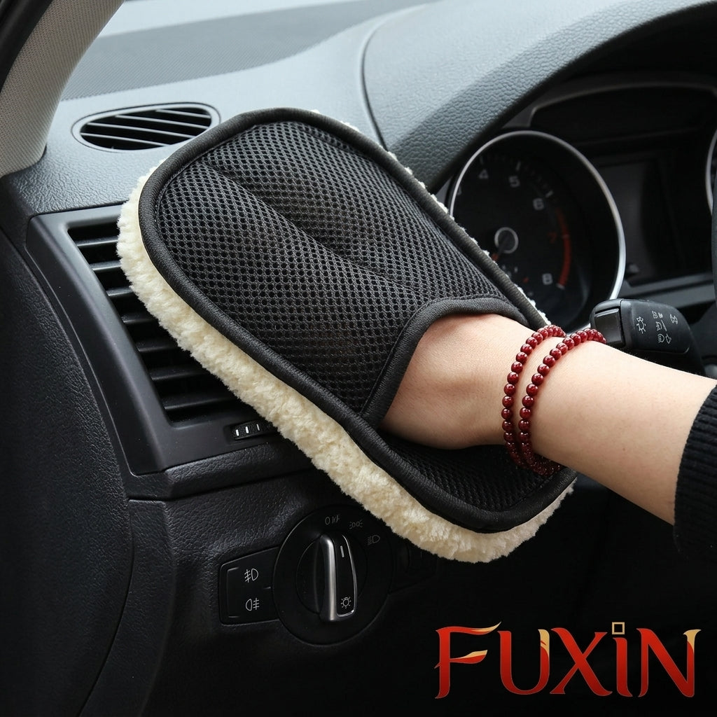 Fuxin - Car Cleaning Woolen Glove