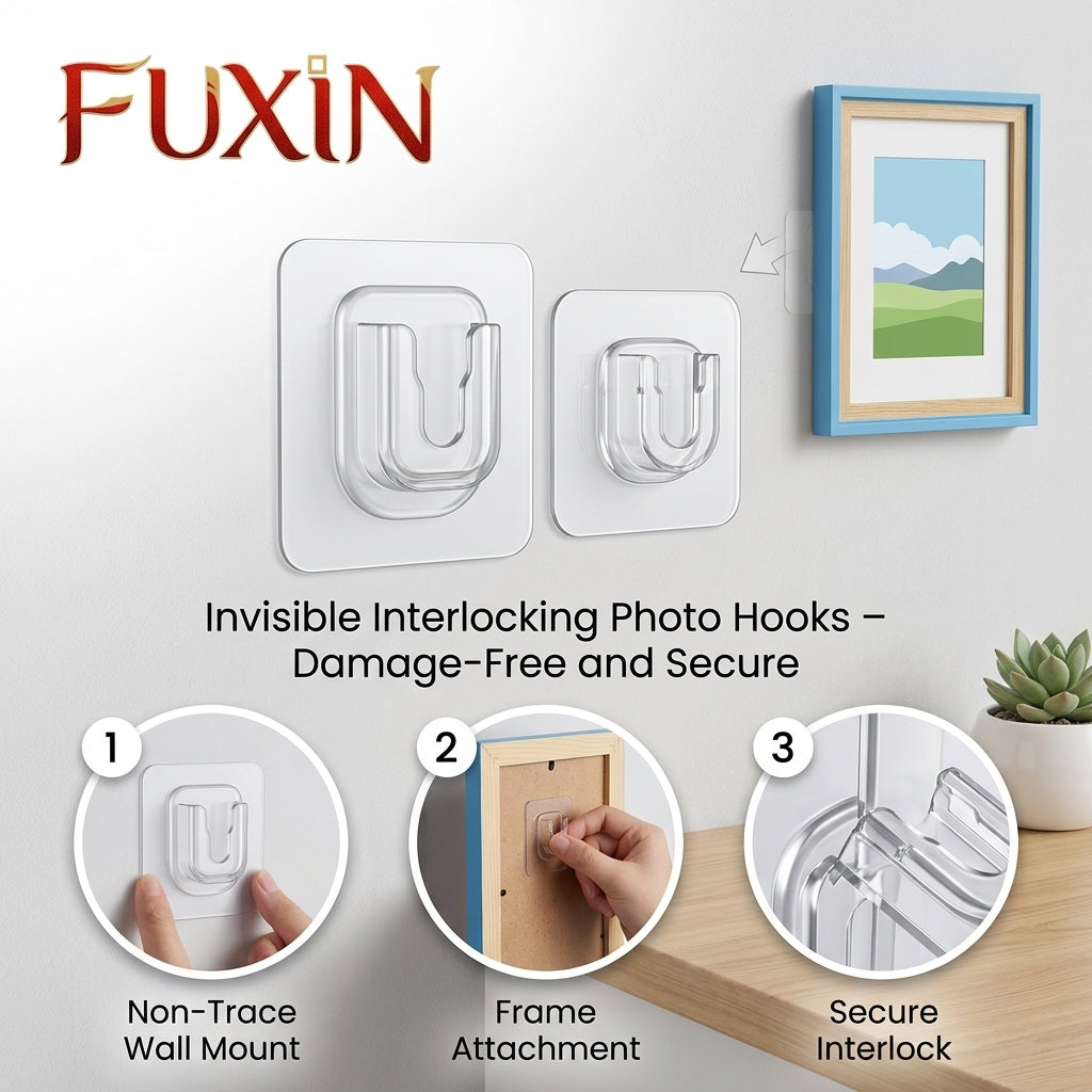 Fuxin - Pak of 10 Double sided male female hooks