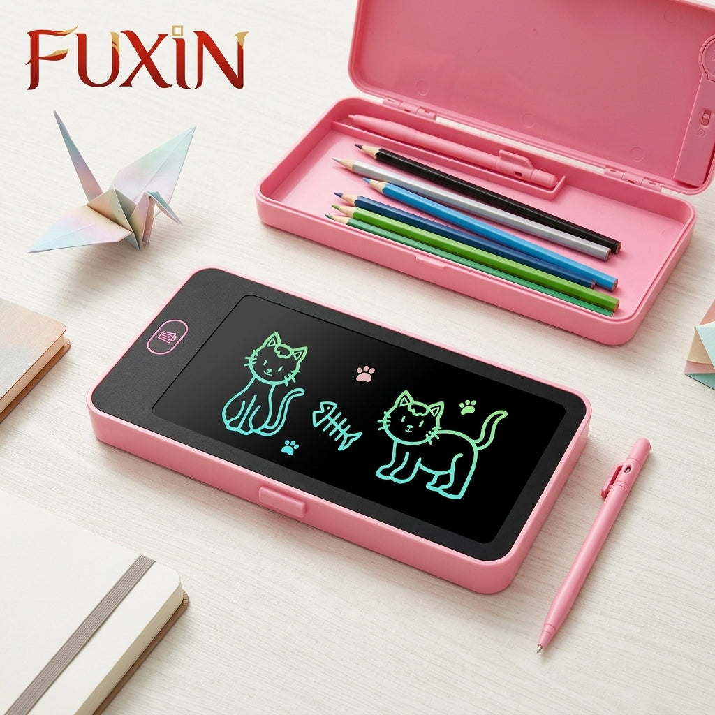 Fuxin - Kids Writing Pad with Pencil Box