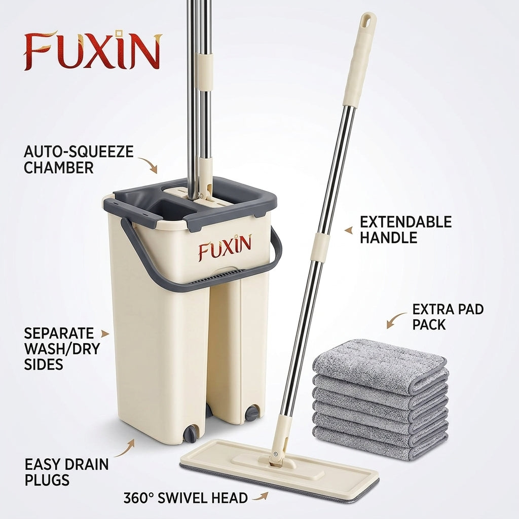 Fuxin - Double Sided Bucket Mop
