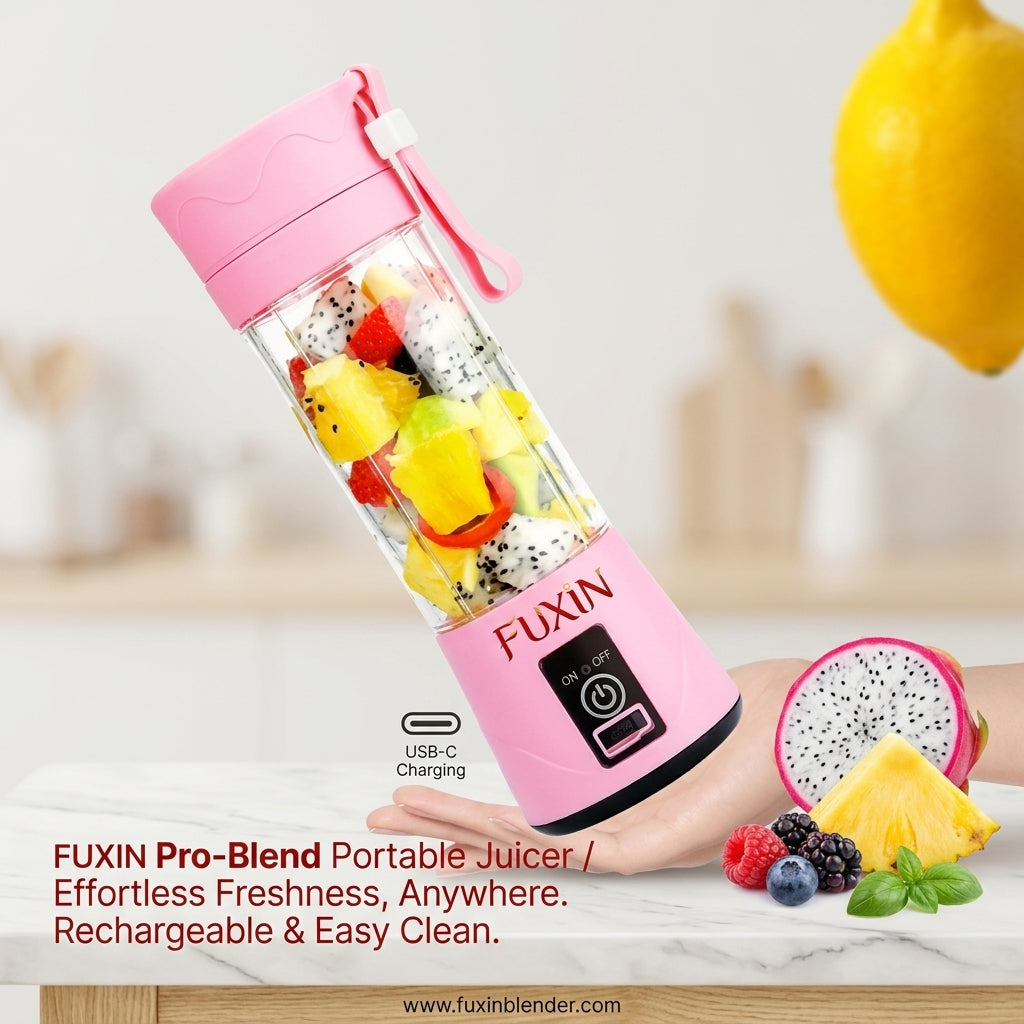 Fuxin - 6 Blades Portable Juicer Bottle