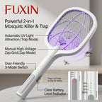 Fuxin - 2 in 1 Bug Racket and Mosquito Killing Lamp