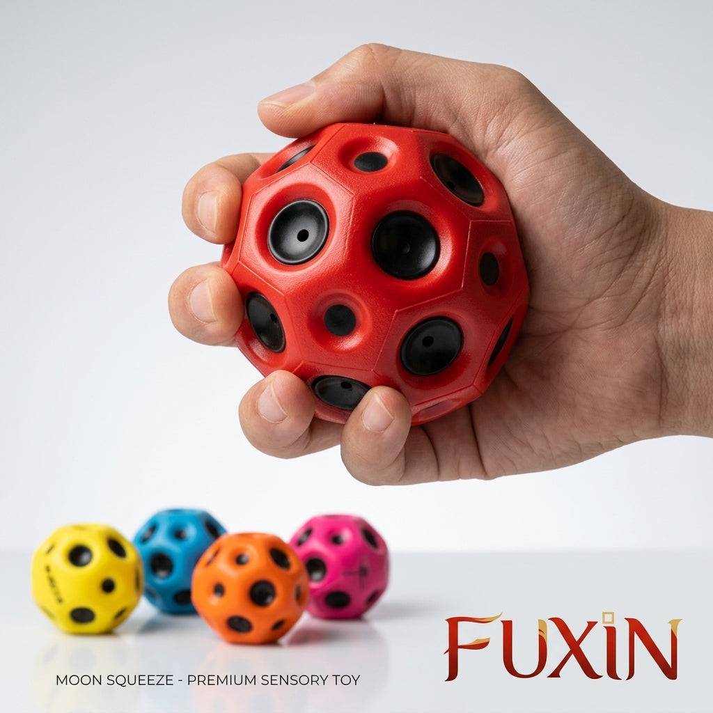 Fuxin - Pack of 3 - High Bouncing Moon Balls