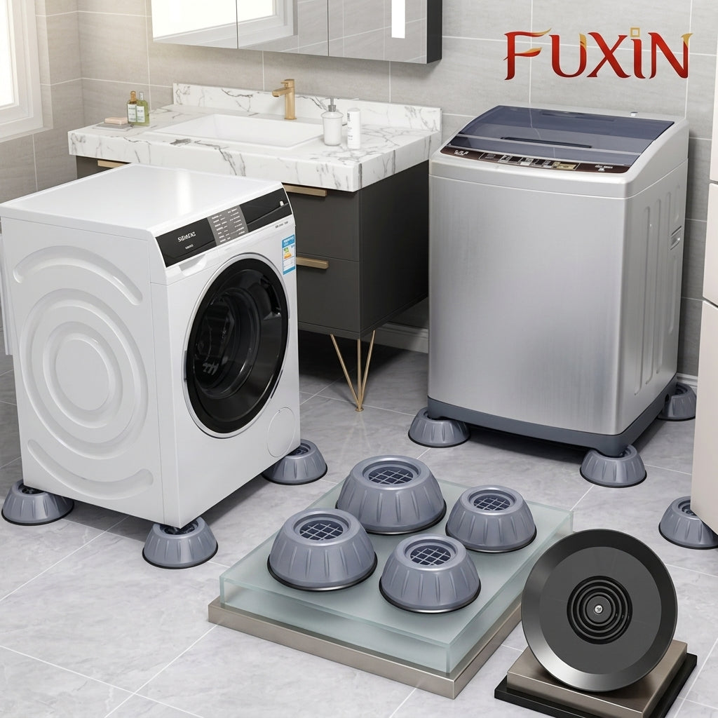 Fuxin - 4 PCs Washing Machine Feet Covers