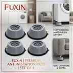 Fuxin - 4 PCs Washing Machine Feet Covers