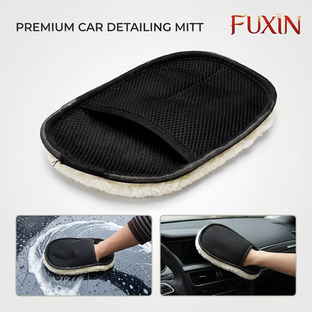 Fuxin - Car Cleaning Woolen Glove