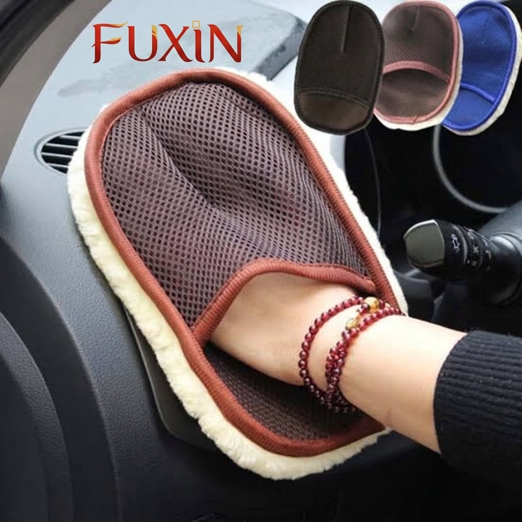 Fuxin - Car Cleaning Woolen Glove