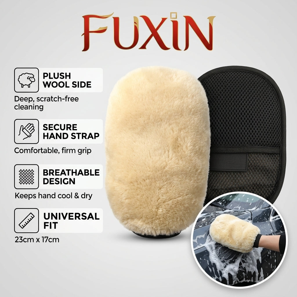 Fuxin - Car Cleaning Woolen Glove