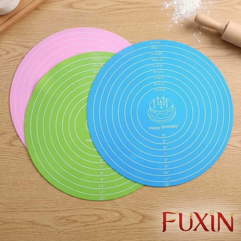 Fuxin - Round Silicone Roti Mat