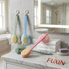 Fuxin - Long Handle Bath sponge and brush