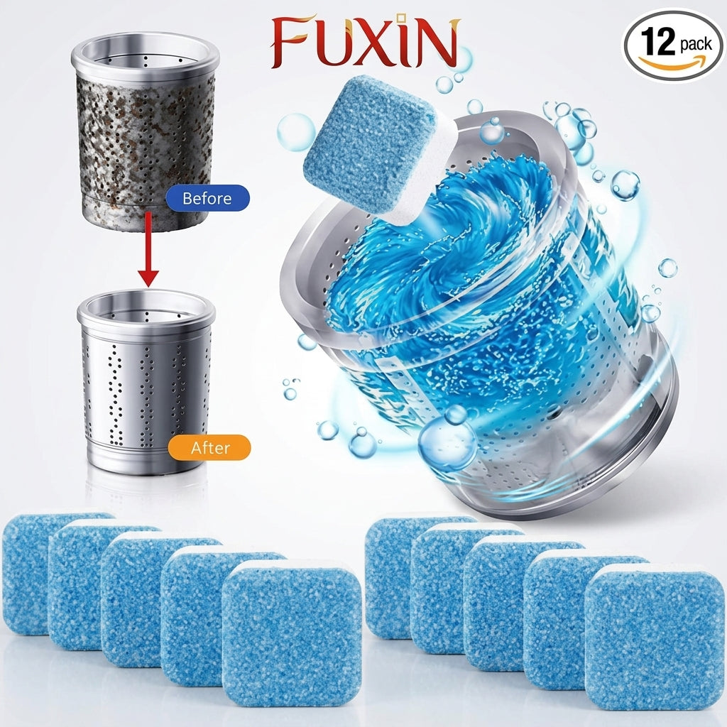 Fuxin - 12 PCs Washing Machine Cleaning Tablet
