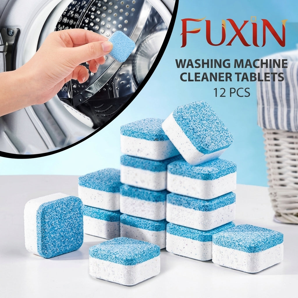 Fuxin - 12 PCs Washing Machine Cleaning Tablet