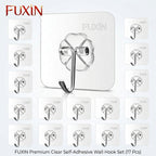 Fuxin - Pack of 12 - Self Adhesive Single Hook
