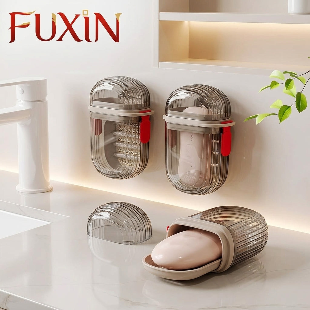 Fuxin - Plastic Soap Dish with Cover