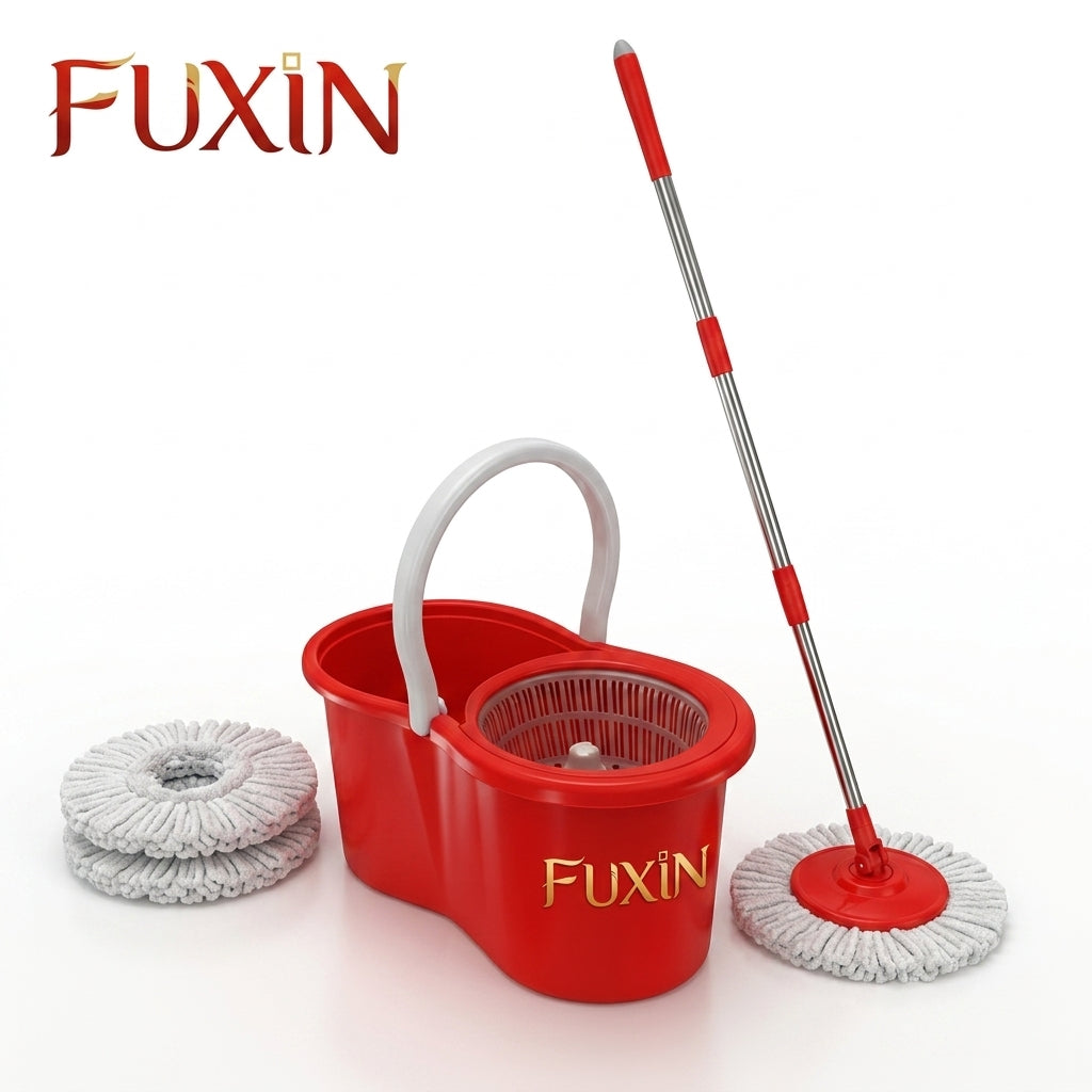 Fuxin - Easy Spin Mop with Plastic Stainer