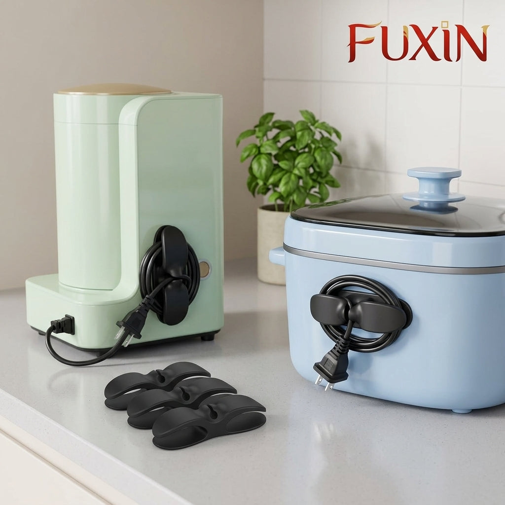 Fuxin - 10 PCs Cable Cord Organizer