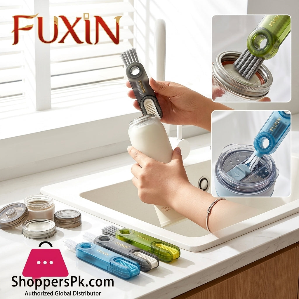 Fuxin - 3 In 1 Bottle Gap Cleaner Brush