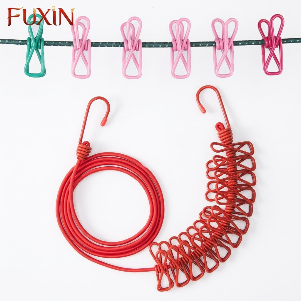 Fuxin - 12 PCs Clothes pegs Stainless steel