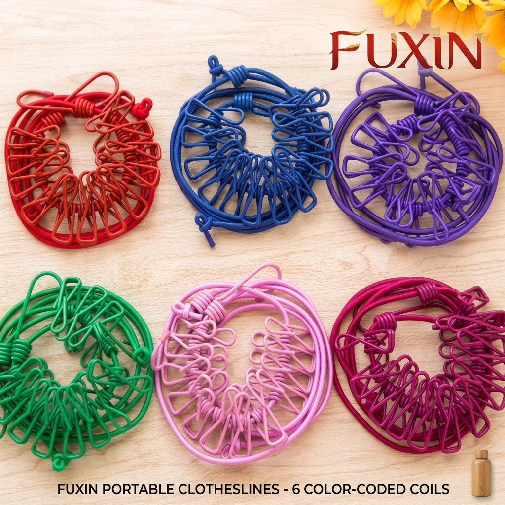 Fuxin - 12 PCs Clothes pegs Stainless steel