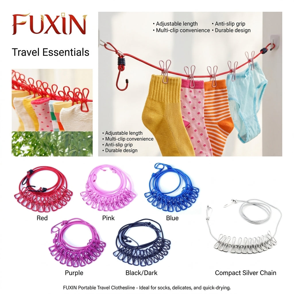 Fuxin - 12 PCs Clothes pegs Stainless steel