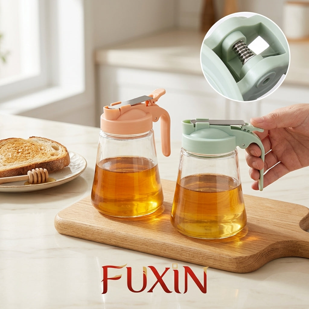 Fuxin - Glass Honey Bottle