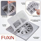 Fuxin - Pack of 10 - Floor Drain Sticker