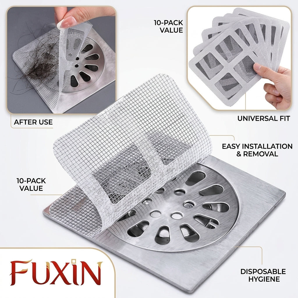 Fuxin - Pack of 10 - Floor Drain Sticker