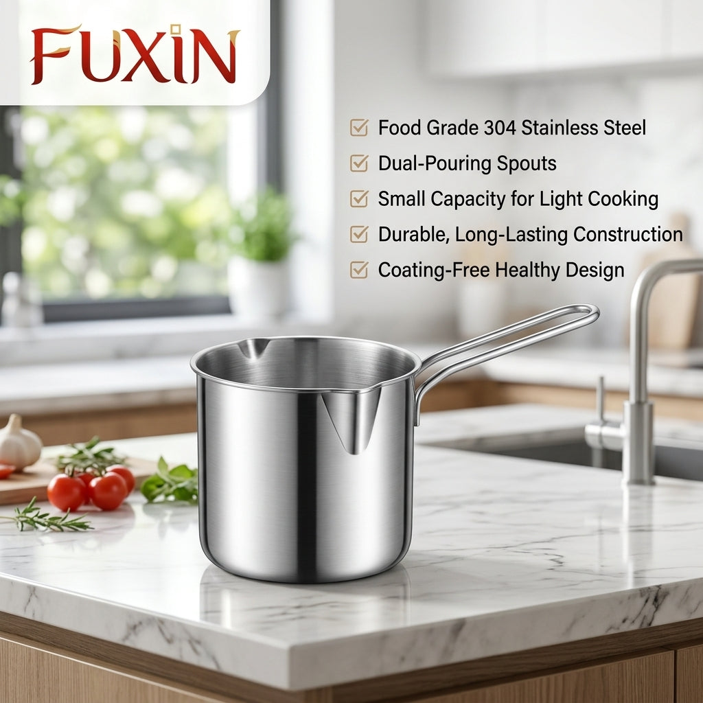 Fuxin - Stainless Steel Deep Fryer Pot