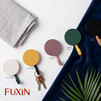 Fuxin - Pack of 6 - Creative Plastic Sticky Hooks