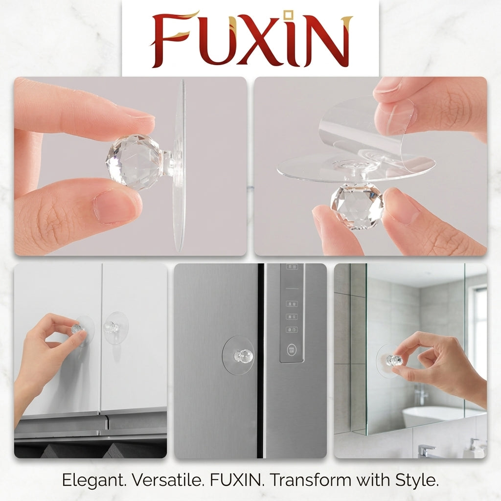 Fuxin - Pack of 10 - Crystal Diamond Strong Sticker