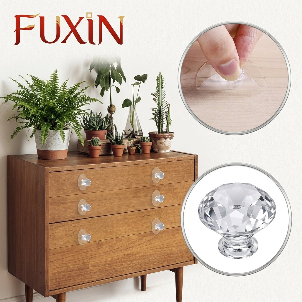 Fuxin - Pack of 10 - Crystal Diamond Strong Sticker