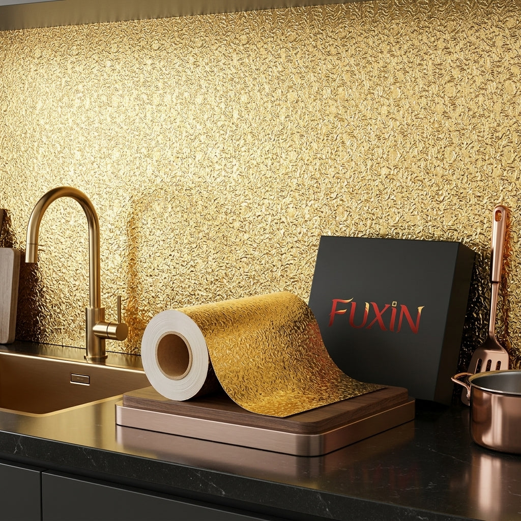 Fuxin - Golden Foil Sheet 40cm x 200cm