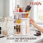 Fuxin - 360 Rotating Makeup Organizer White