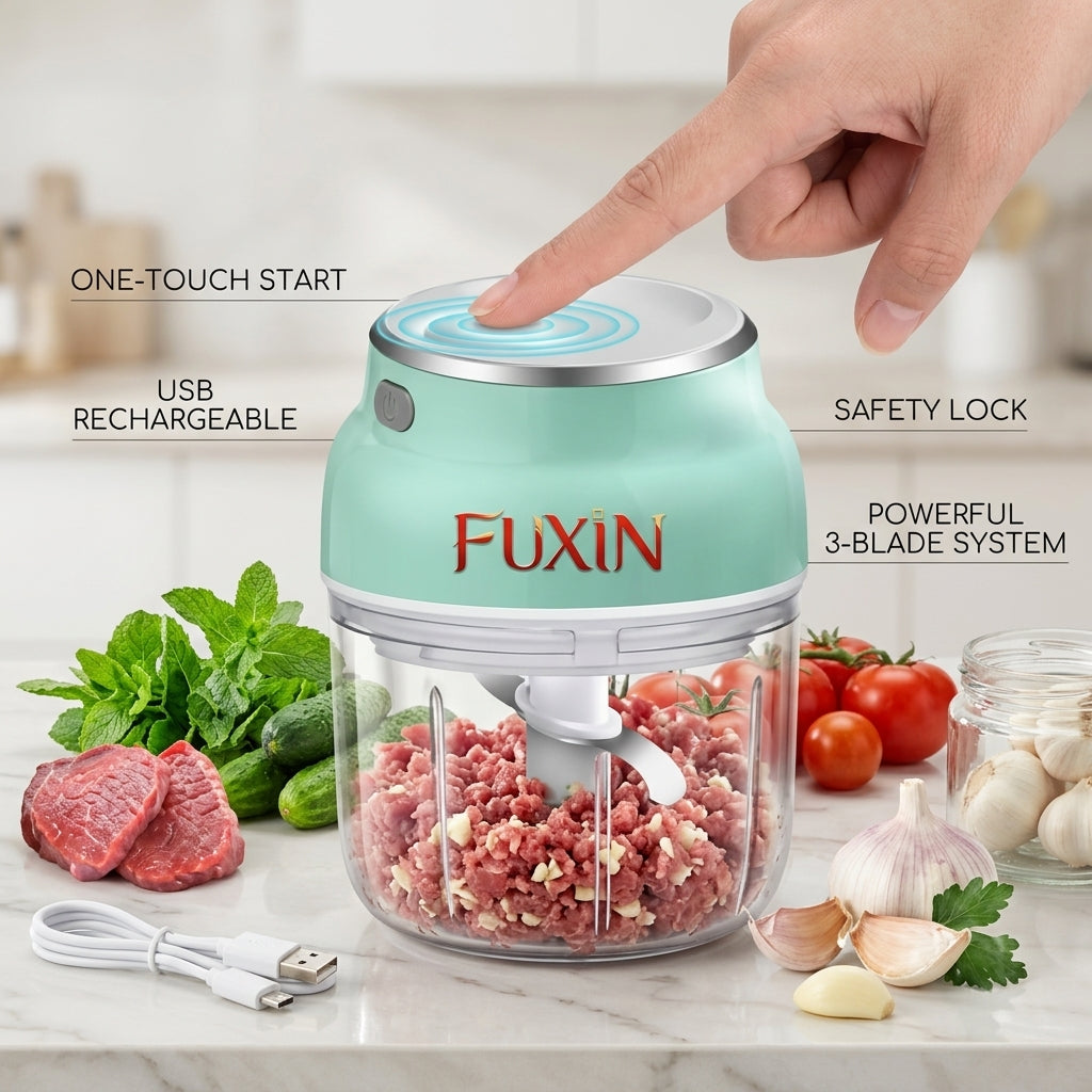 Fuxin - Green Food Chopper Small