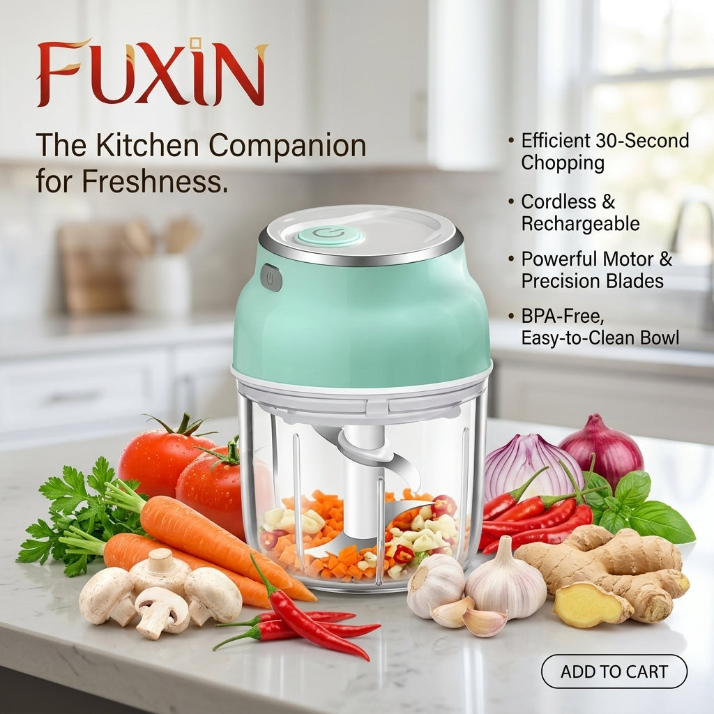 Fuxin - Green Food Chopper Small