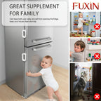 Fridge Freezer Door Lock, Latch Catch Toddler Kids Child Fridge Locks Baby Safety Child Lock,