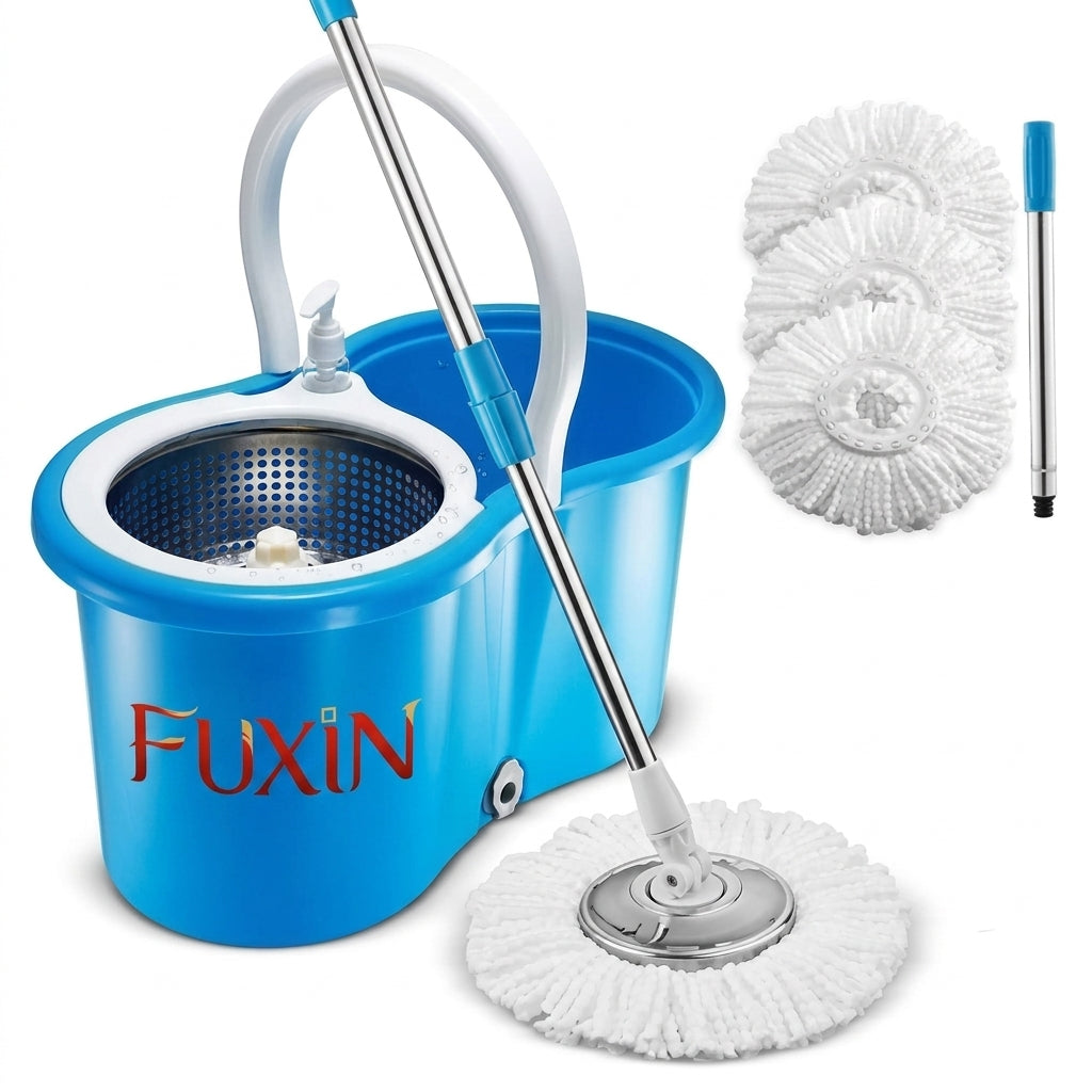 Fuxin - Easy Mop Steel Strainer with Mop Stick