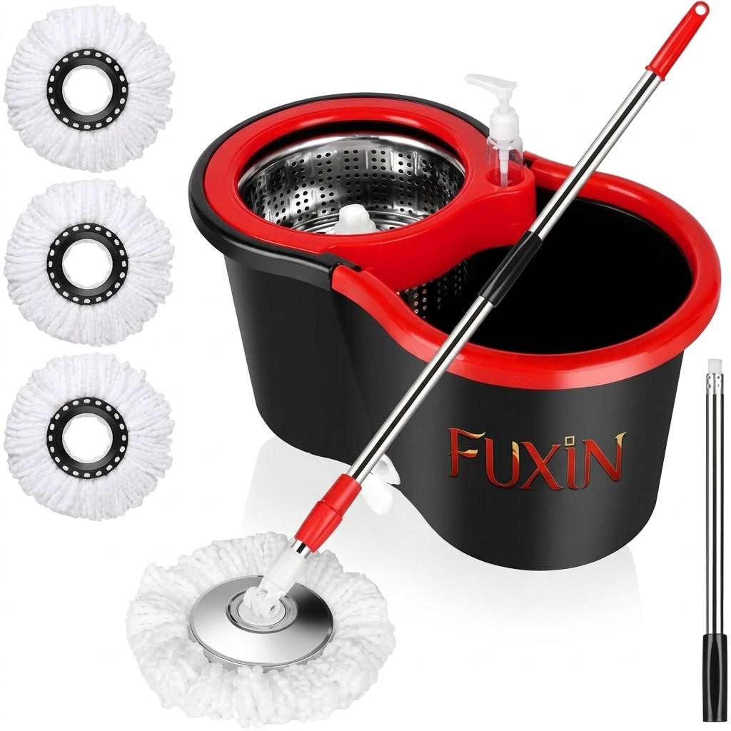 Fuxin - Easy Mop Steel Strainer with Mop Stick