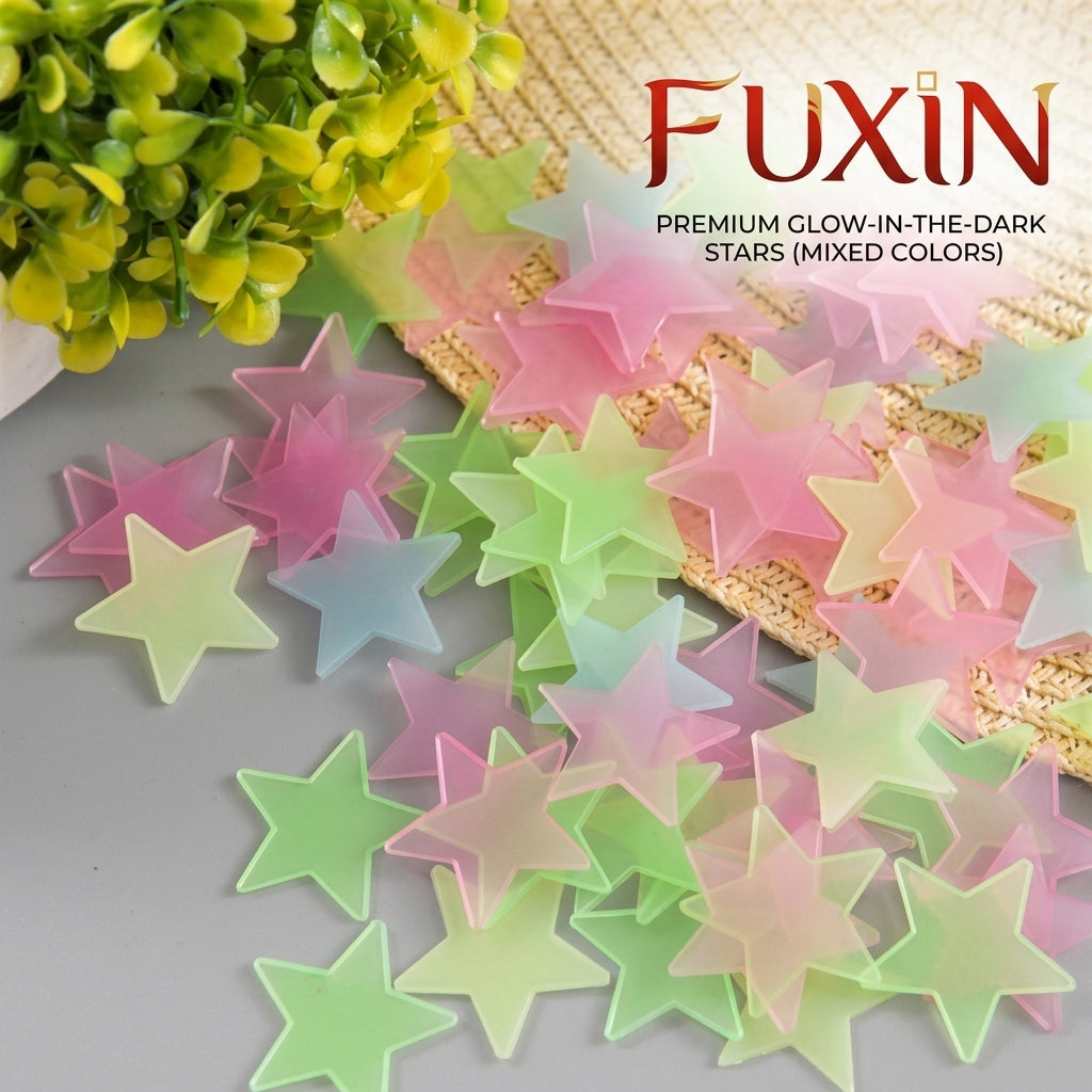 Fuxin - 3d Glowing Star Stickers