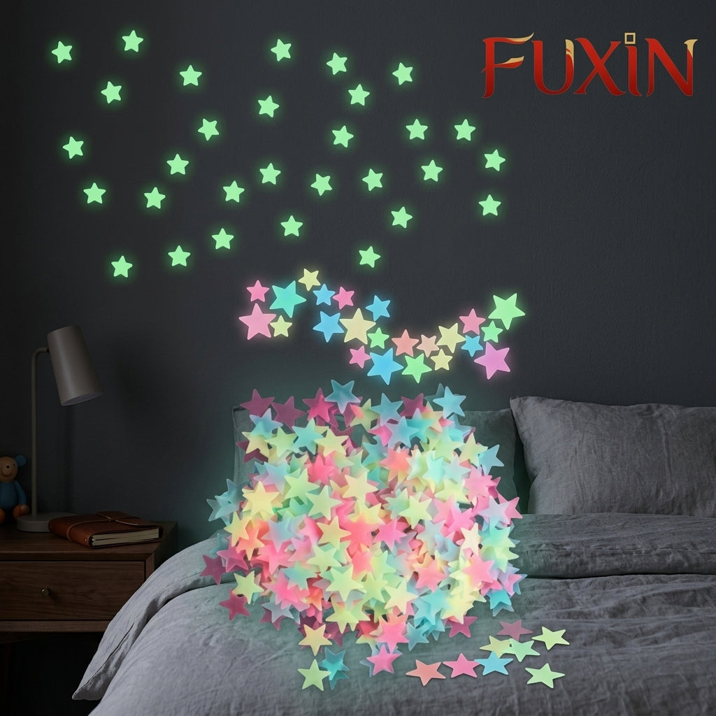 Fuxin - 3d Glowing Star Stickers
