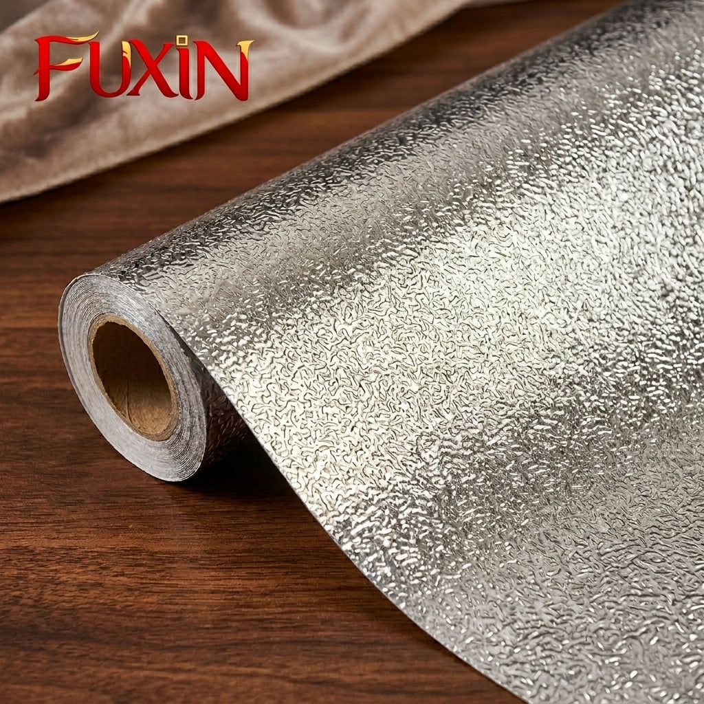 Fuxin - Silver Foil Sheet 40cm x 200