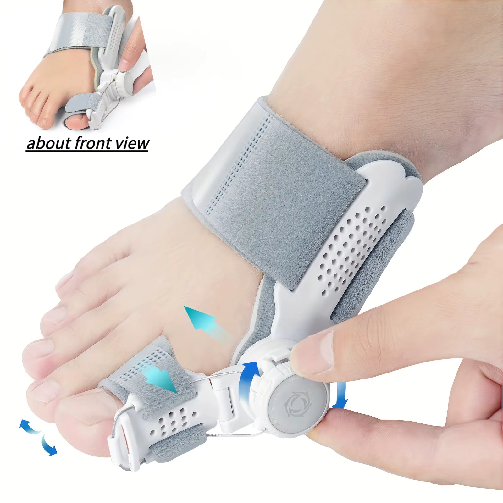 Fuxin' Bunion Corrector Kit with Toe Separator for Bunion Relief, Day Night Support Orthopedic Bunion Toe Straightener, Adjustable Bunion Splint for Women and Men