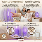 Fuxin - 2-in-1 Foldable UV Mosquito Killer Racket Lamp – Rechargeable Electric Bug Zapper for Home & Bedroom