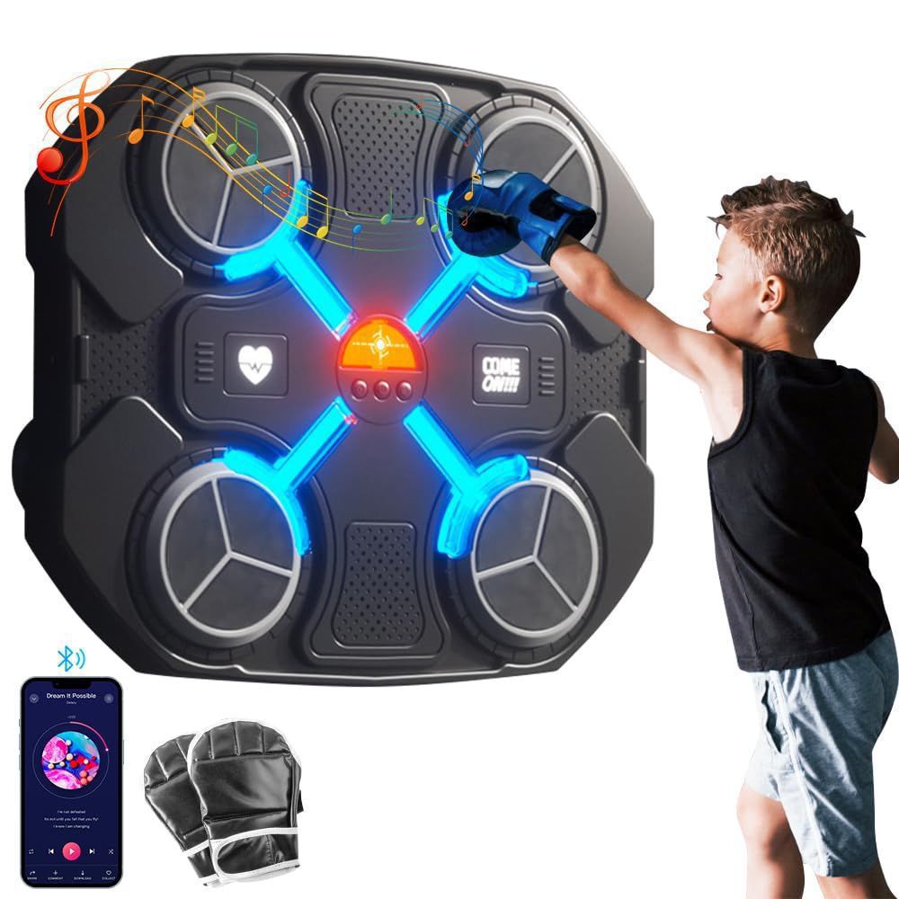 Bluetooth Music Boxing Target with Gloves and Accessories