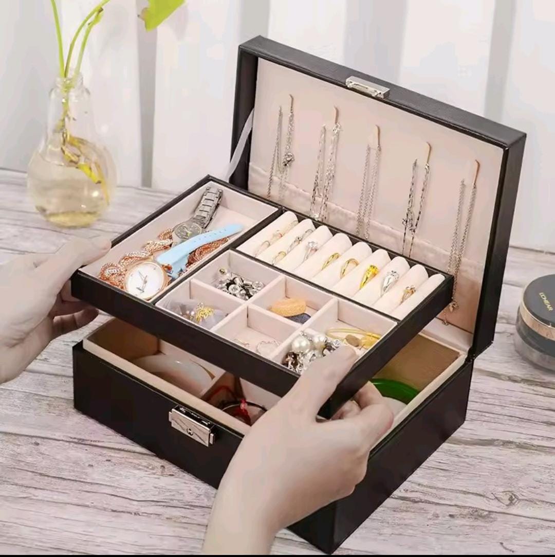 Double Layered Big Size Jewellery Box
