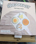 Egg Frying Pan, 1 Set 4 Hole Skillet with Handle, Cooking Accessories, Kitchen Gadgets Cookware for Breakfast Egg Toast