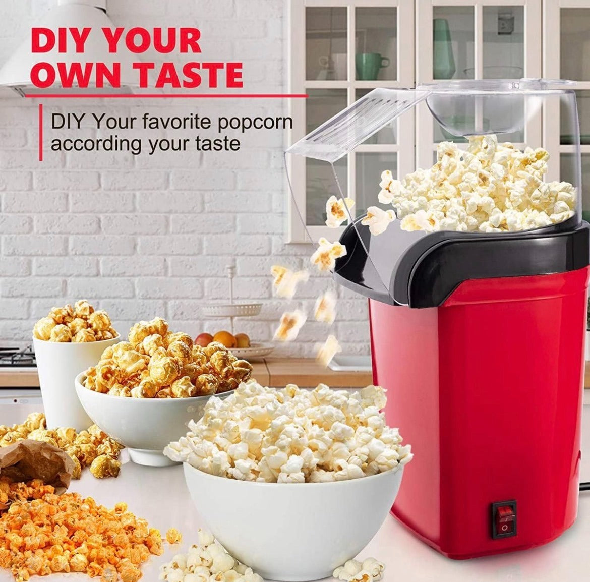 Electric Popcorn Maker Machine