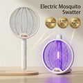 Fuxin - 2-in-1 Foldable UV Mosquito Killer Racket Lamp – Rechargeable Electric Bug Zapper for Home & Bedroom